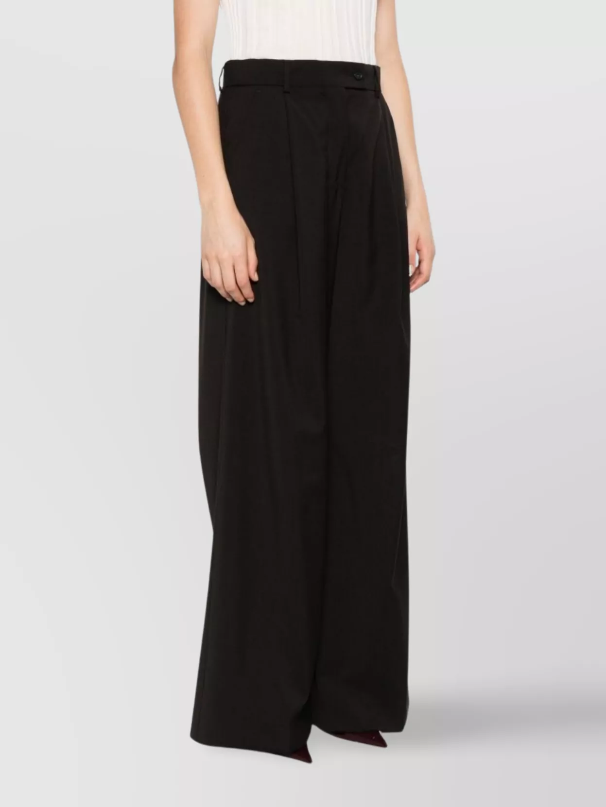 Sportmax Straight Leg Trousers High Waist