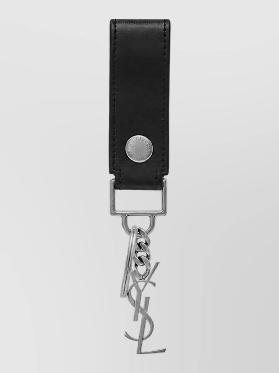 Saint Laurent leather keyring