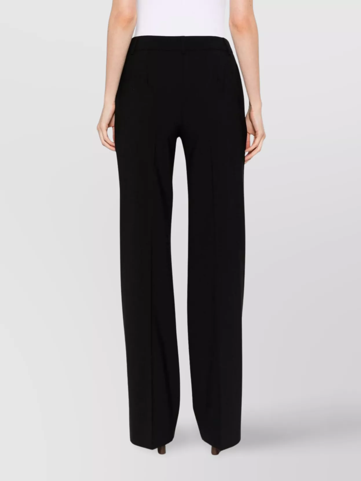 Alberta Ferretti Wide-Leg Tailored Trousers Featuring Pockets
