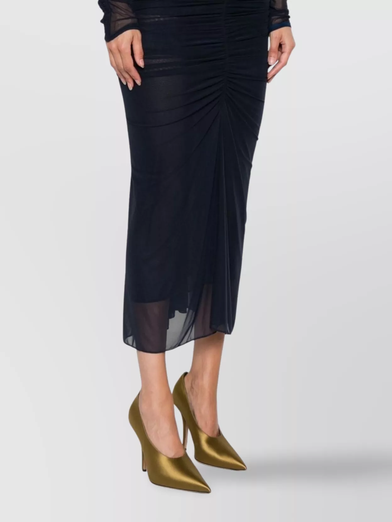Mugler Knee Length And Midi Skirt