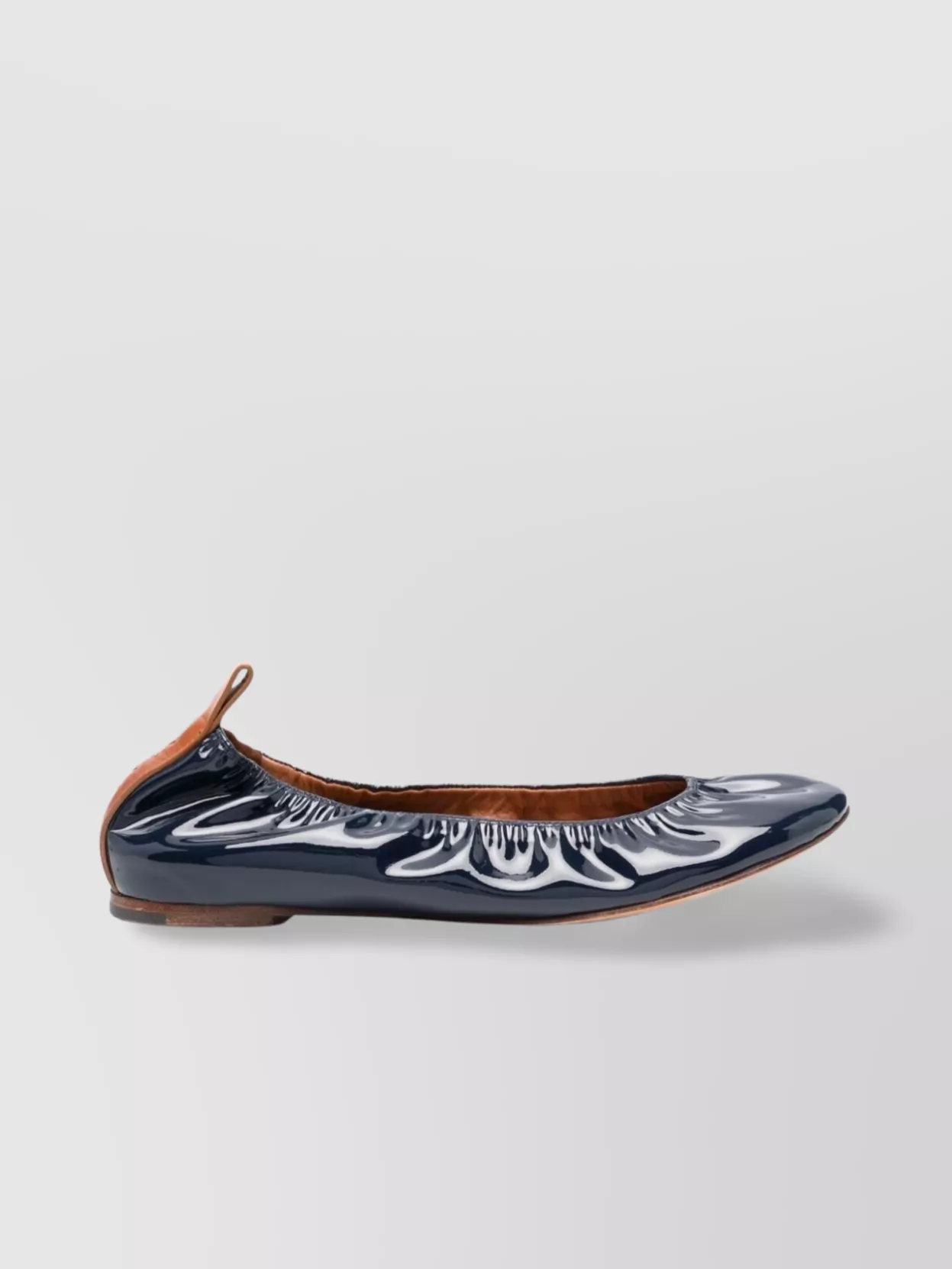 Lanvin Elasticated Trim Flat Sole Ballerina Shoes
