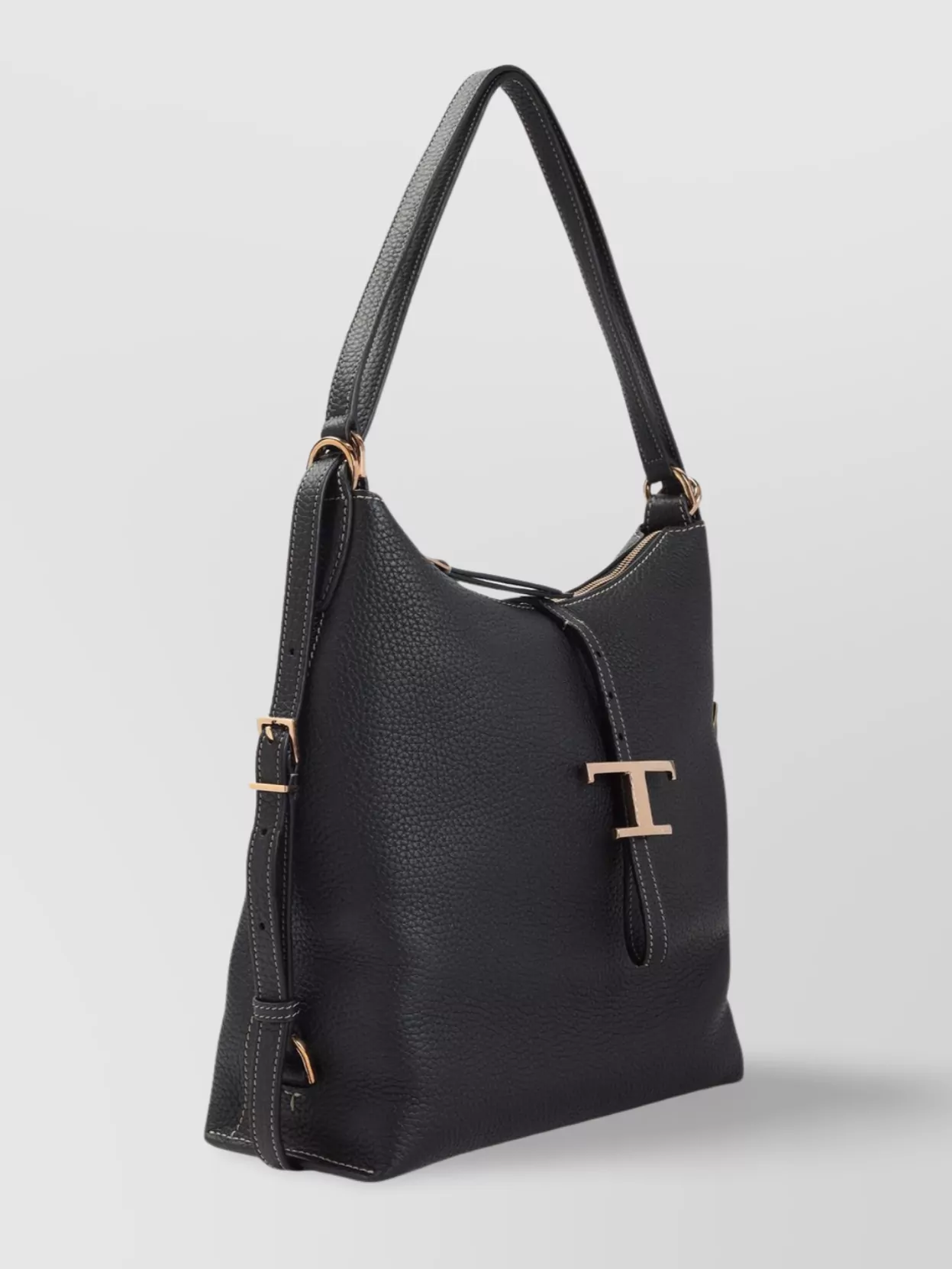 Tod's Grained Leather Shoulder Bag