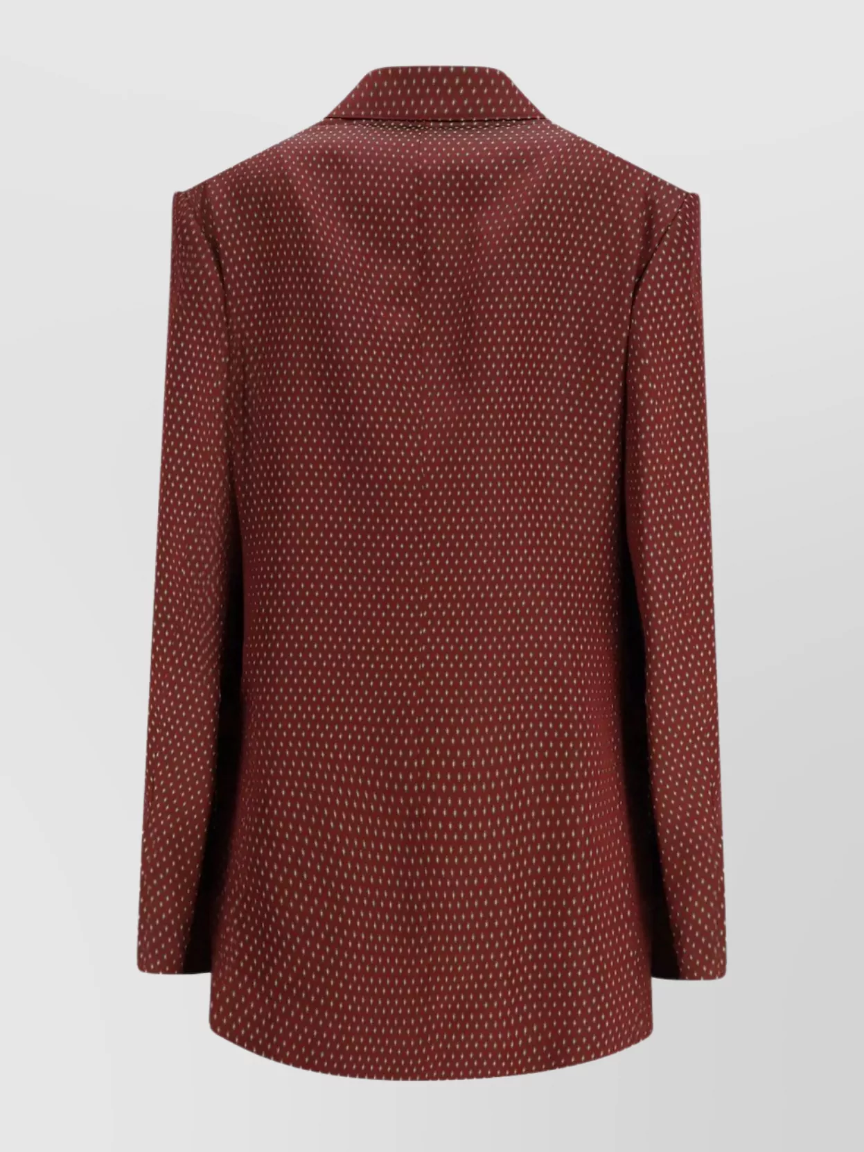 Dries Van Noten Tailored Viscose Blazer Notch Lapels In Brown