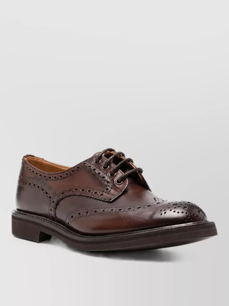Tricker's leather lace-up brogues