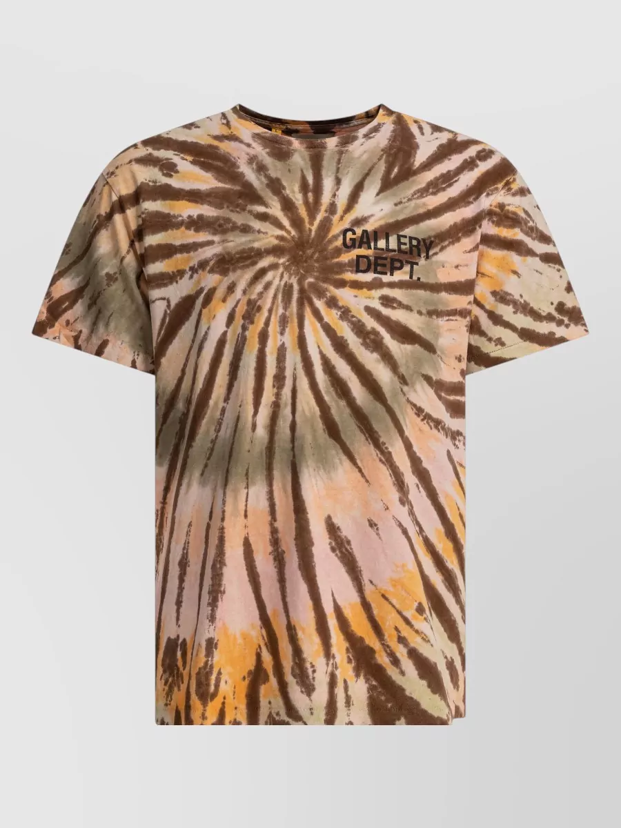 Gallery Dept. Miami Crew Neck Graphic Tie Dye T Shirt In Multi