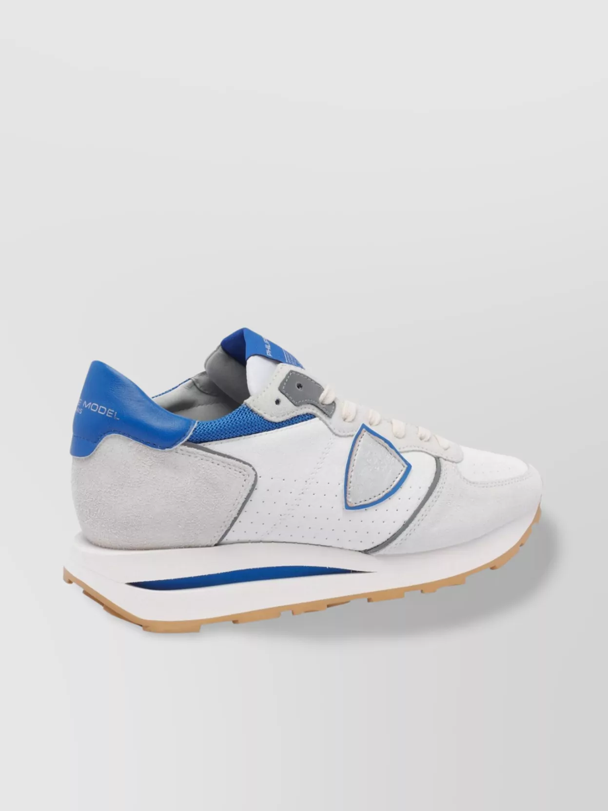 PHILIPPE MODEL LOW TOP SNEAKERS WITH CONTRAST HEEL TAB