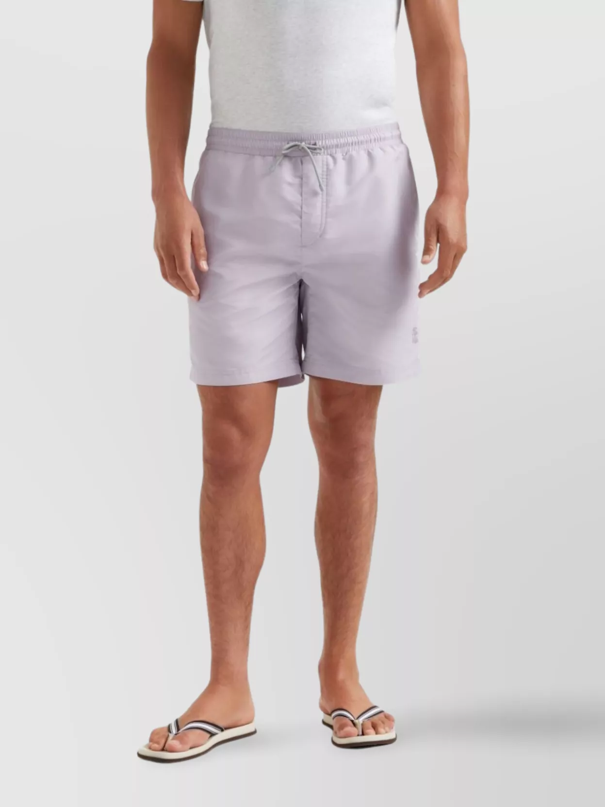 Brunello Cucinelli Swim Shorts With Slip Pockets And Rear Patch Pocket