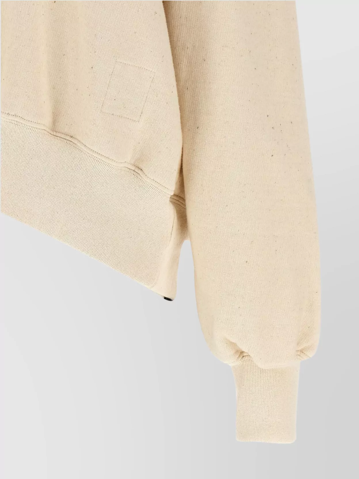 Rick Owens Drkshdw 'techsweat' Sweatshirt With Raglan Sleeves And Cut-out Shoulders