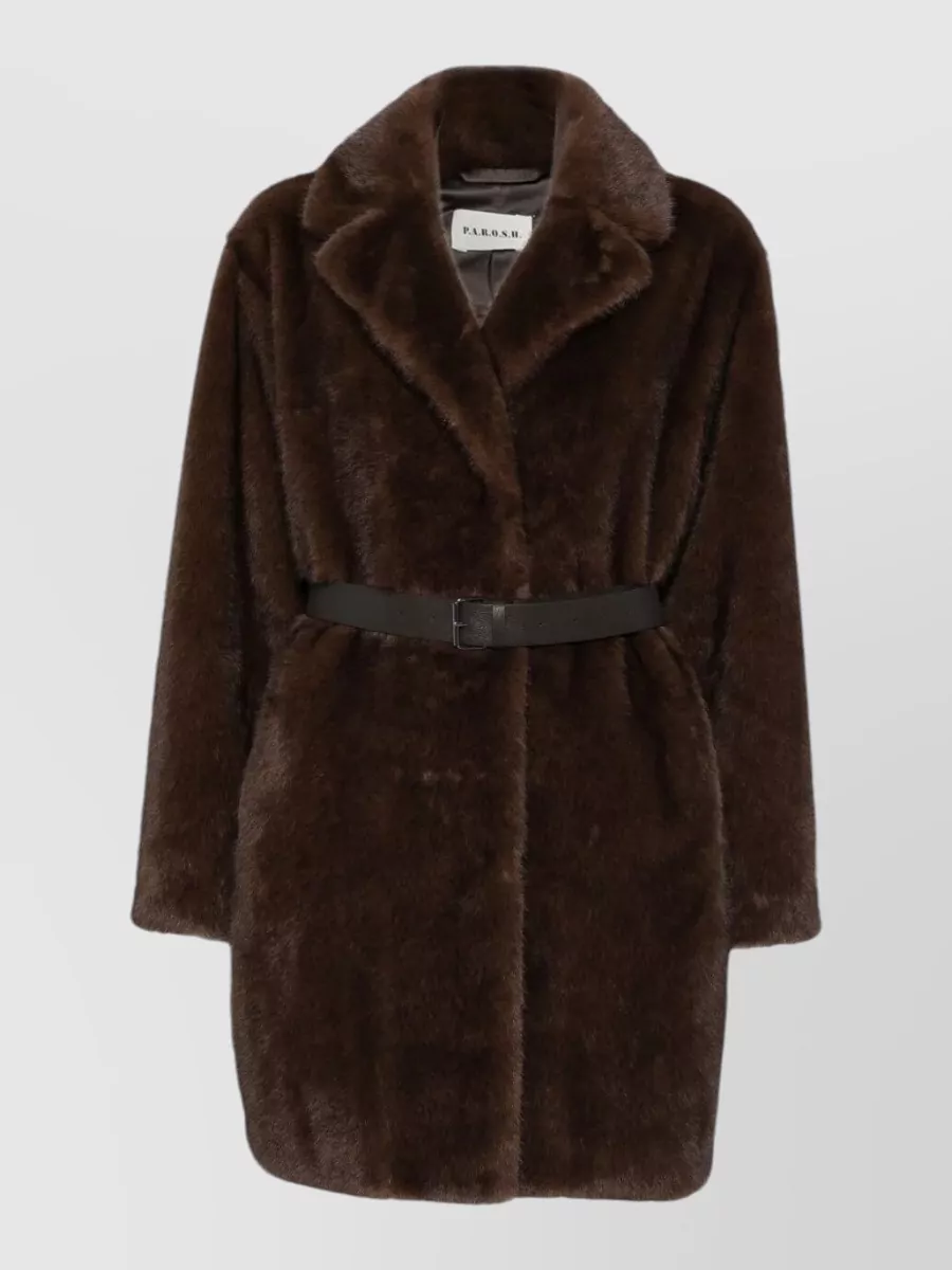P.a.r.o.s.h. faux fur jacket