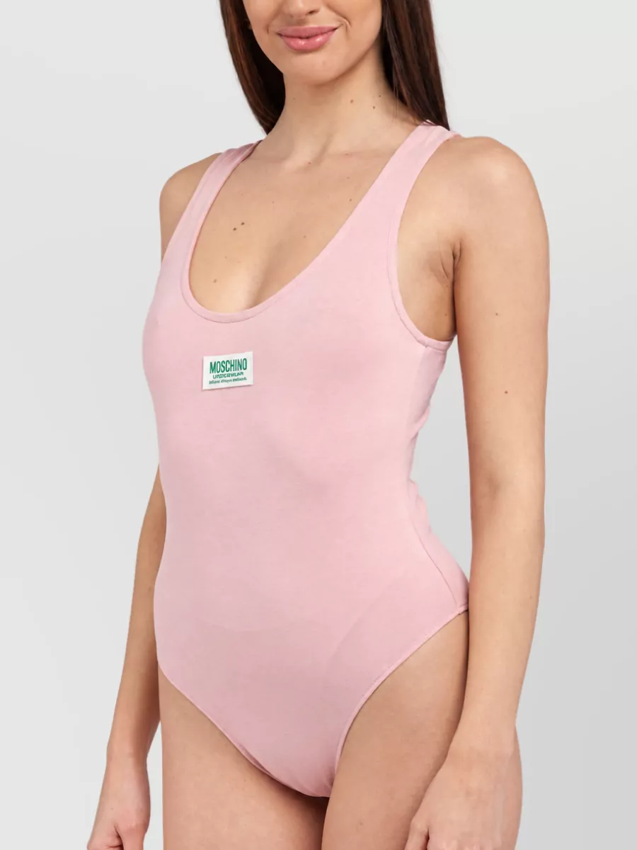 Moschino Cotton One-Piece Swimsuit