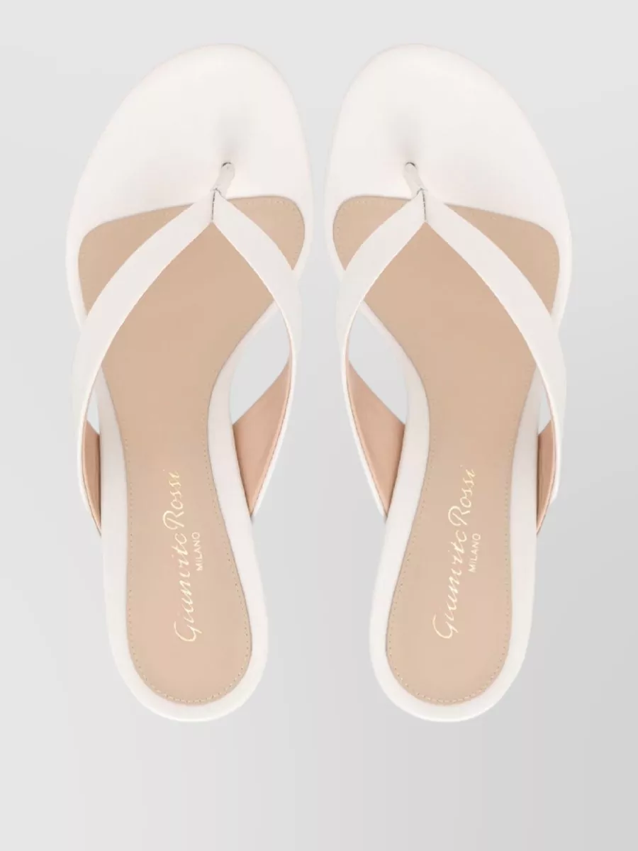 Gianvito Rossi Leather Thong Sandals