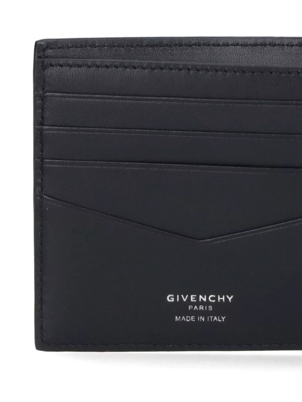 Givenchy Textured Leather Bi-Fold Wallets