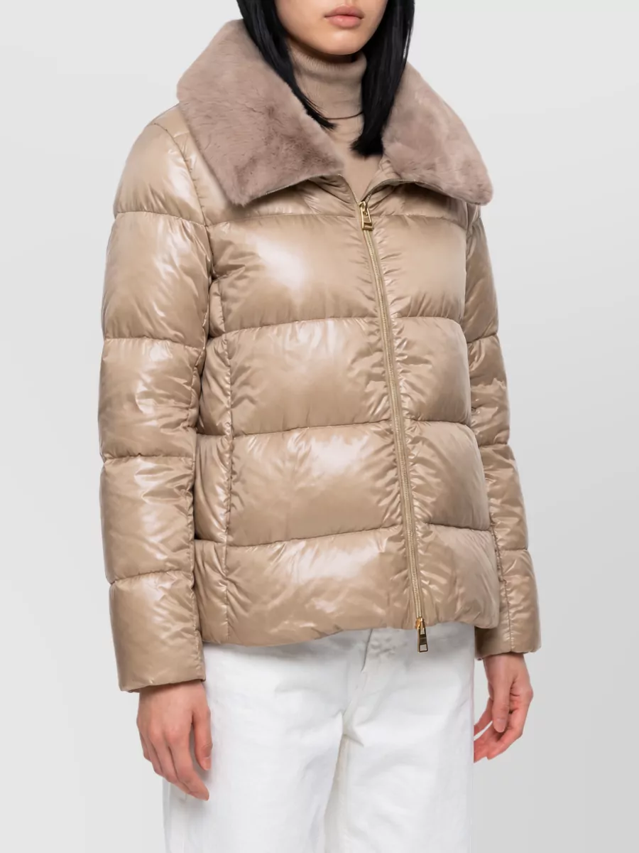Herno Down Fur Collar Puffer Jacket