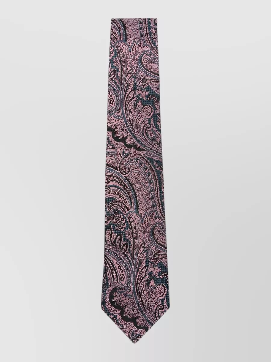 Dries Van Noten silk paisley-print tie