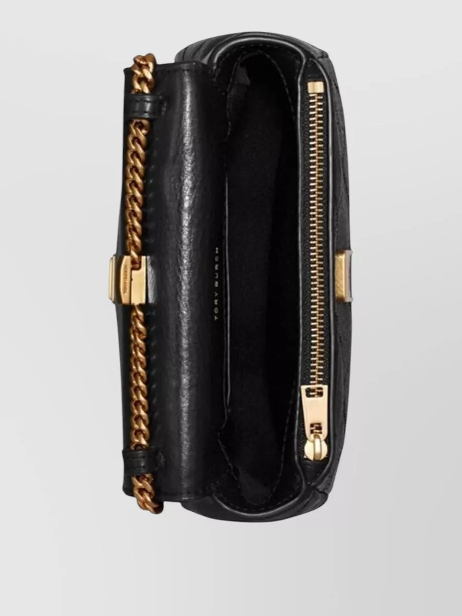 Tory Burch Mini Quilted Leather Top Handle Cross-Body Bag