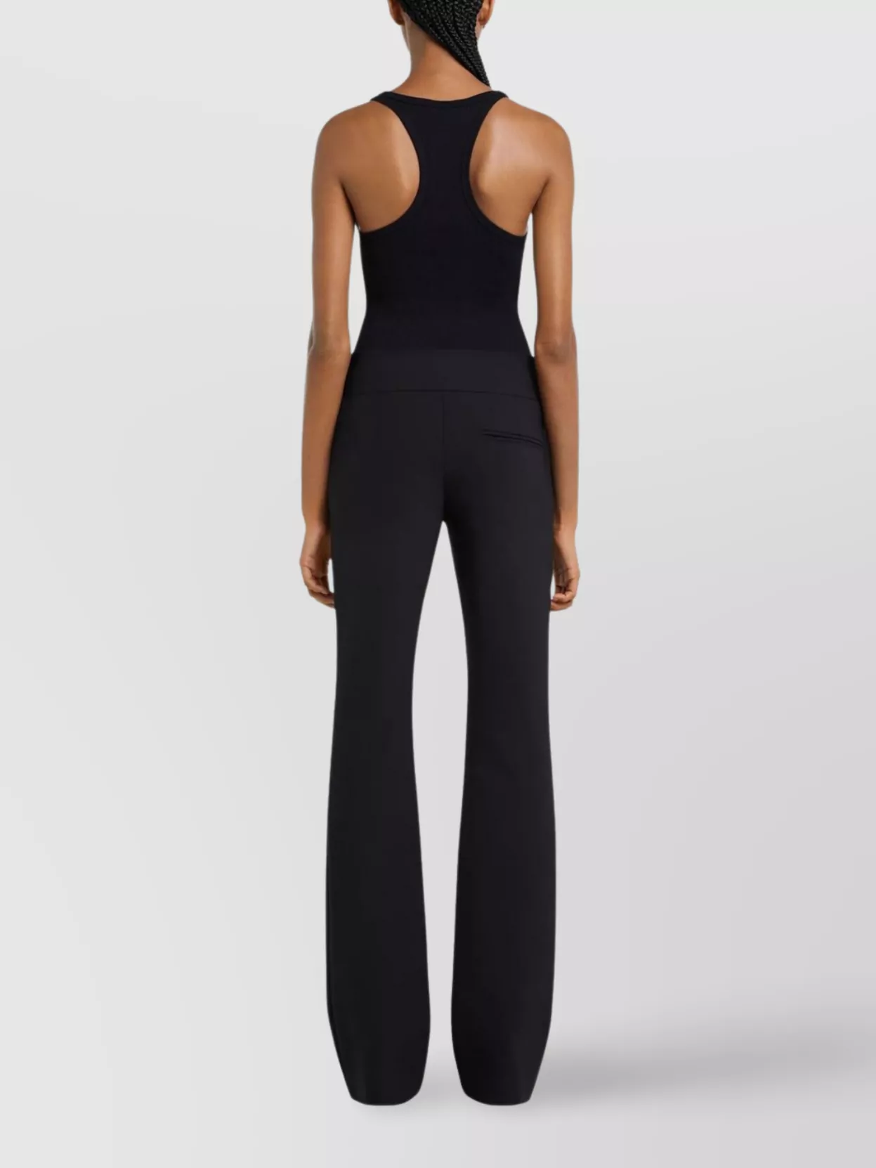 COURRÈGES 90'S TANK TOP WITH CUT-OUT AND KNOT DETAILING