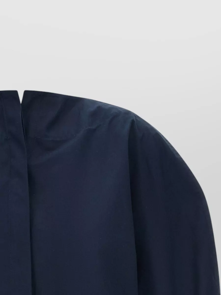 Jacquemus Draped Asymmetric Boat Neck Oversized Shirt