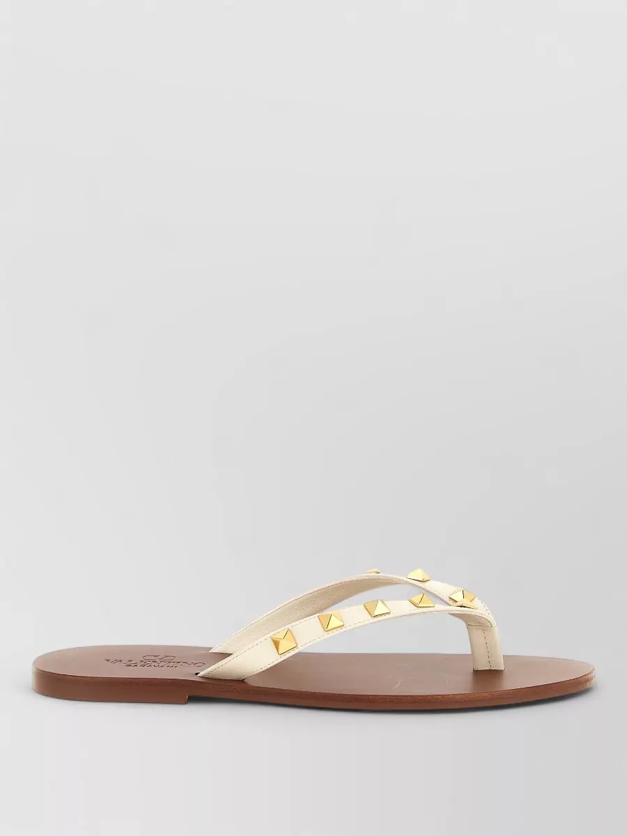Valentino Garavani Leather Thong Sandals