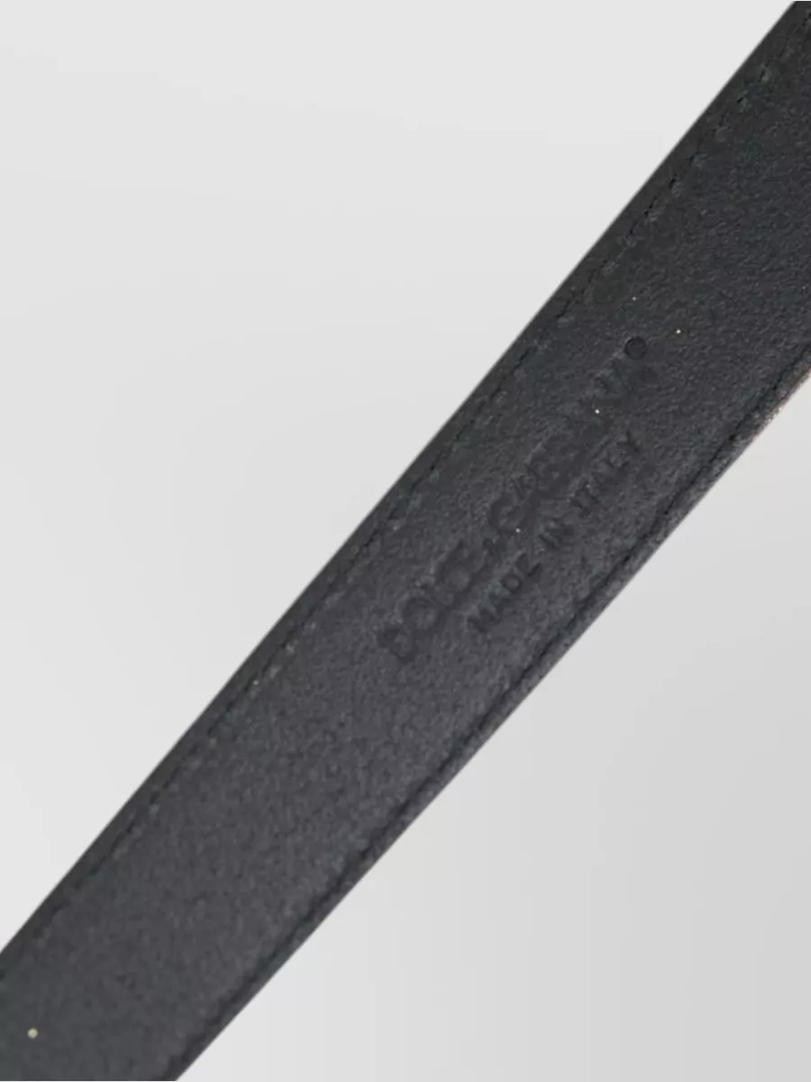 Dolce&Gabbana Glitter Leather Belt