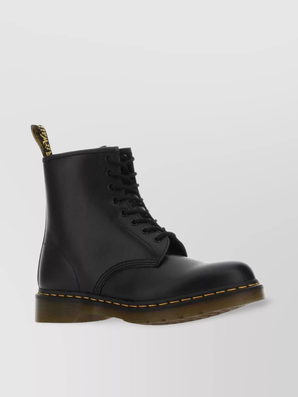 Shop Dr. Martens' Leather Ankle Boots Contrast Stitching