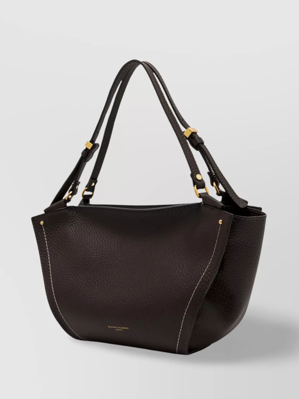 Gianni Chiarini Leather Shoulder Bag Adjustable Strap