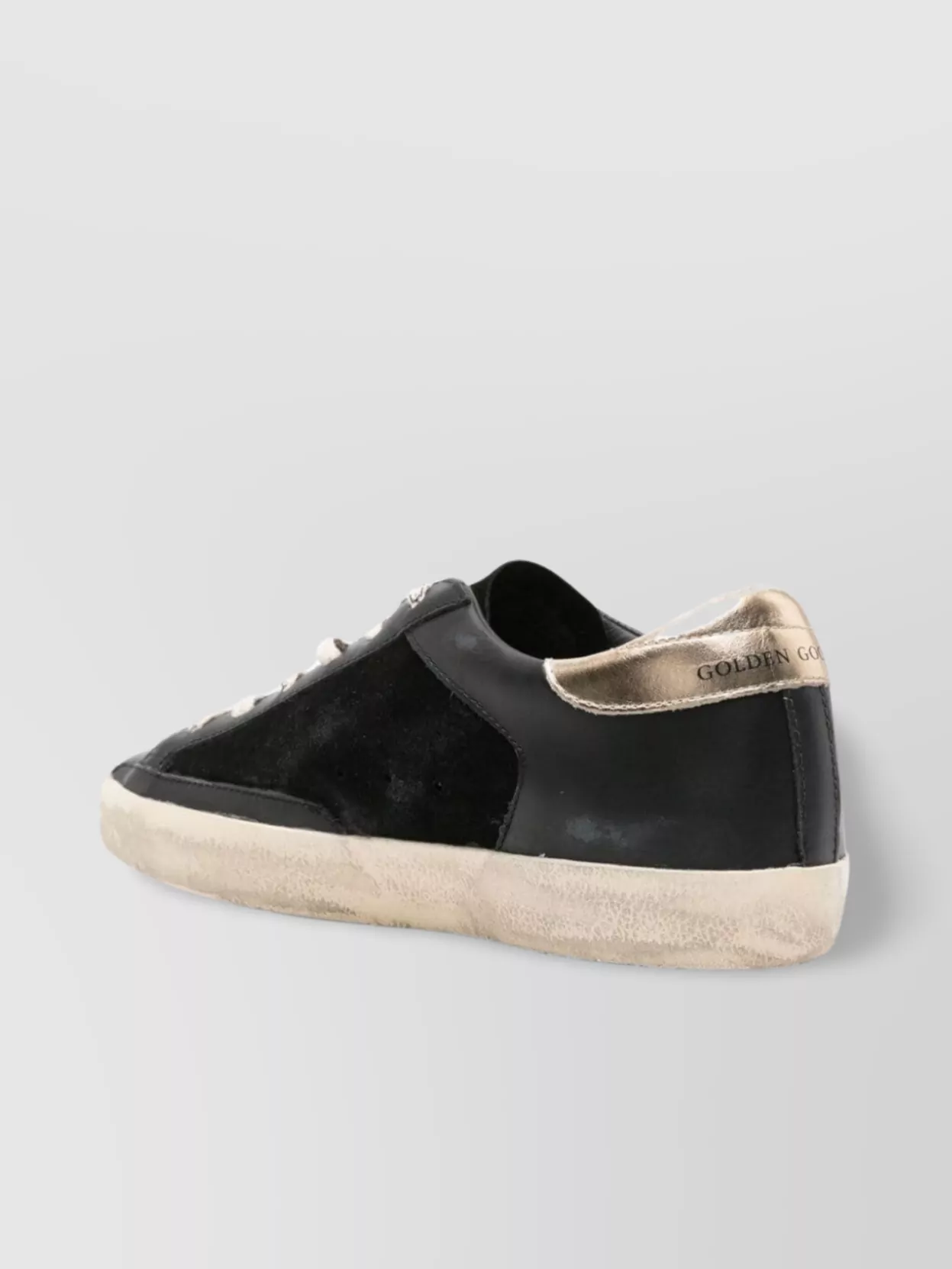 Golden Goose Leather Distressed Sneakers With Cheetah Print