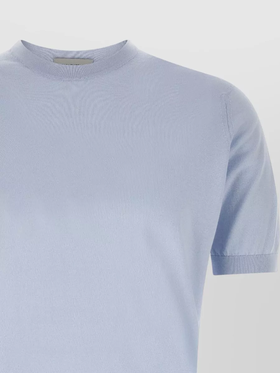 John Smedley Crewneck Short-Sleeve T-Shirt
