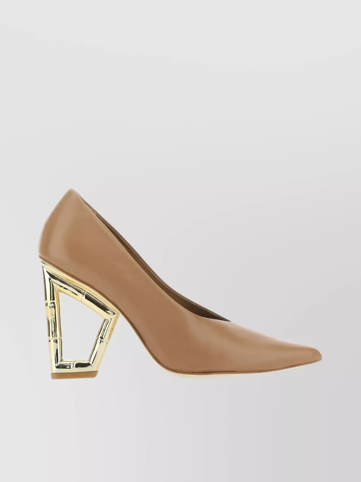 CULT GAIA POINTED TOE LEATHER ASTER PUMPS