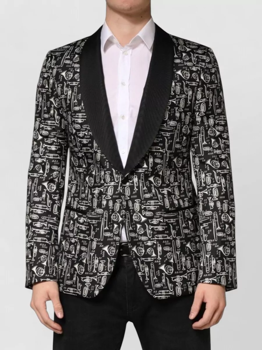 Dolce&Gabbana Silk single breasted blazer