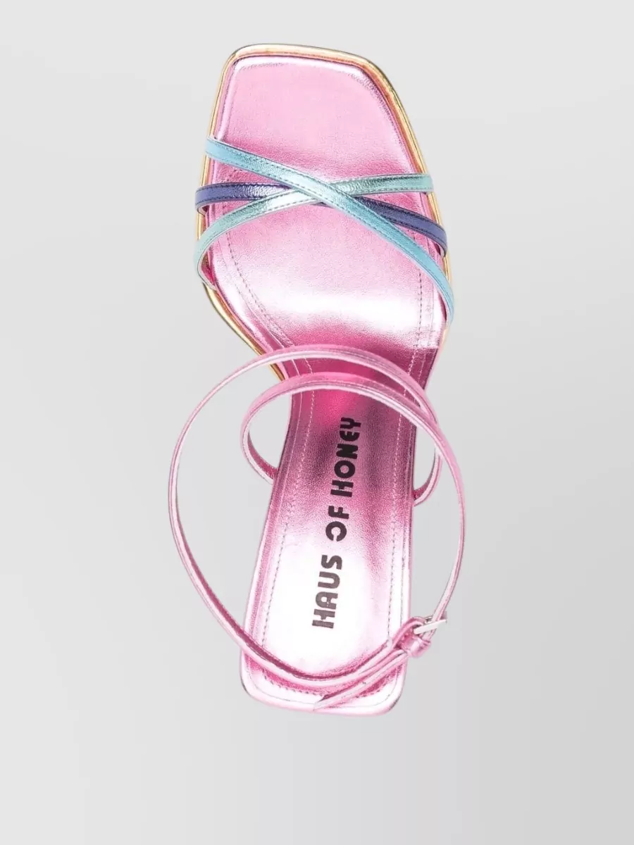 Haus Of Honey Leather Platform Sandals
