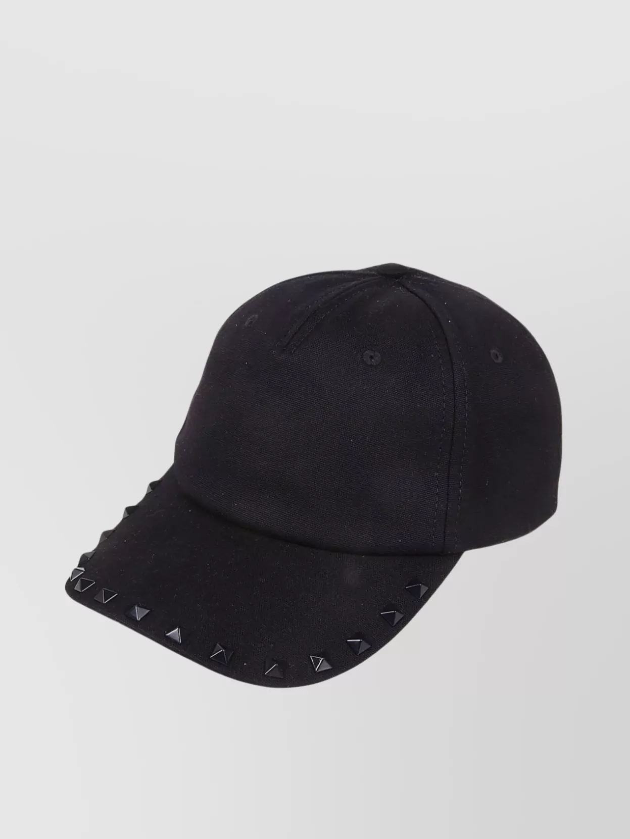 Shop Valentino Studded Brim Vent Cap In Black