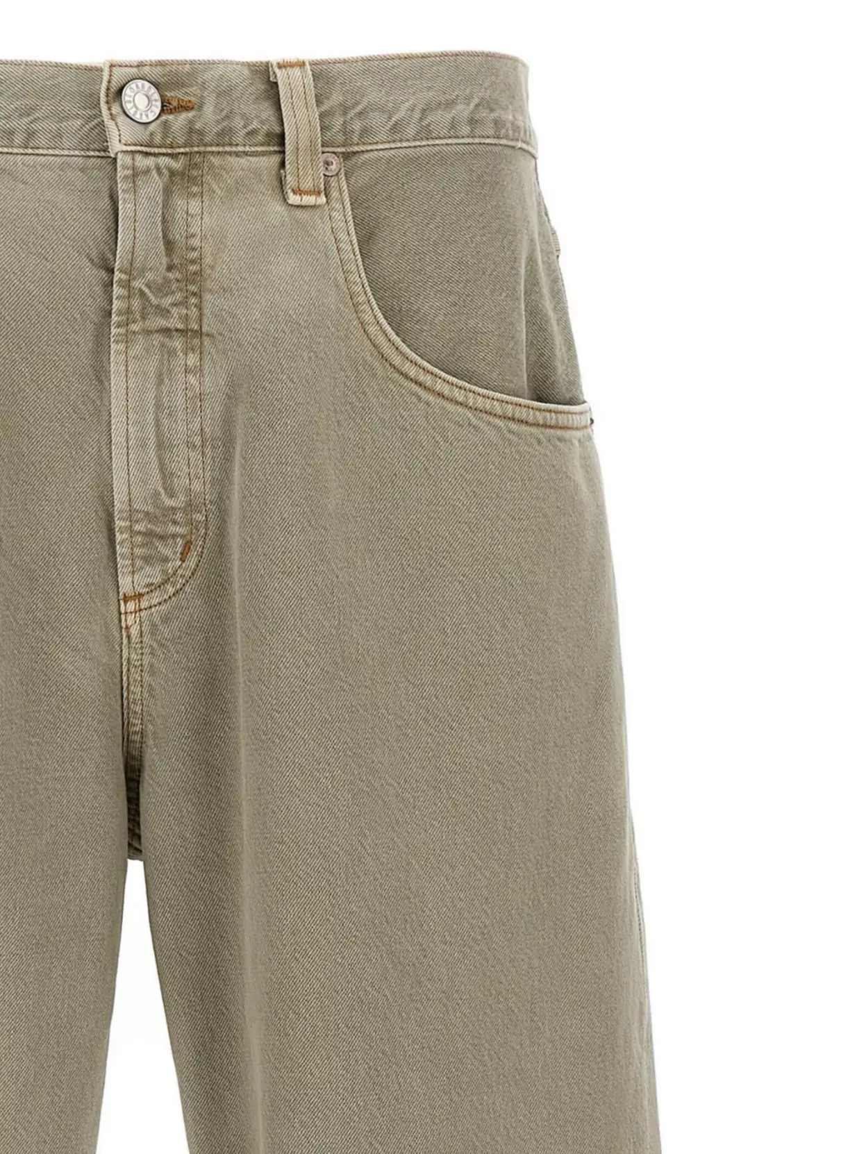 Agolde High Waist Straight Leg Denim Trousers