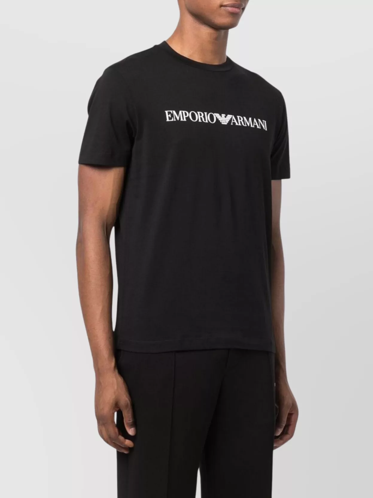 Emporio Armani Cotton Crew Neck T-Shirt