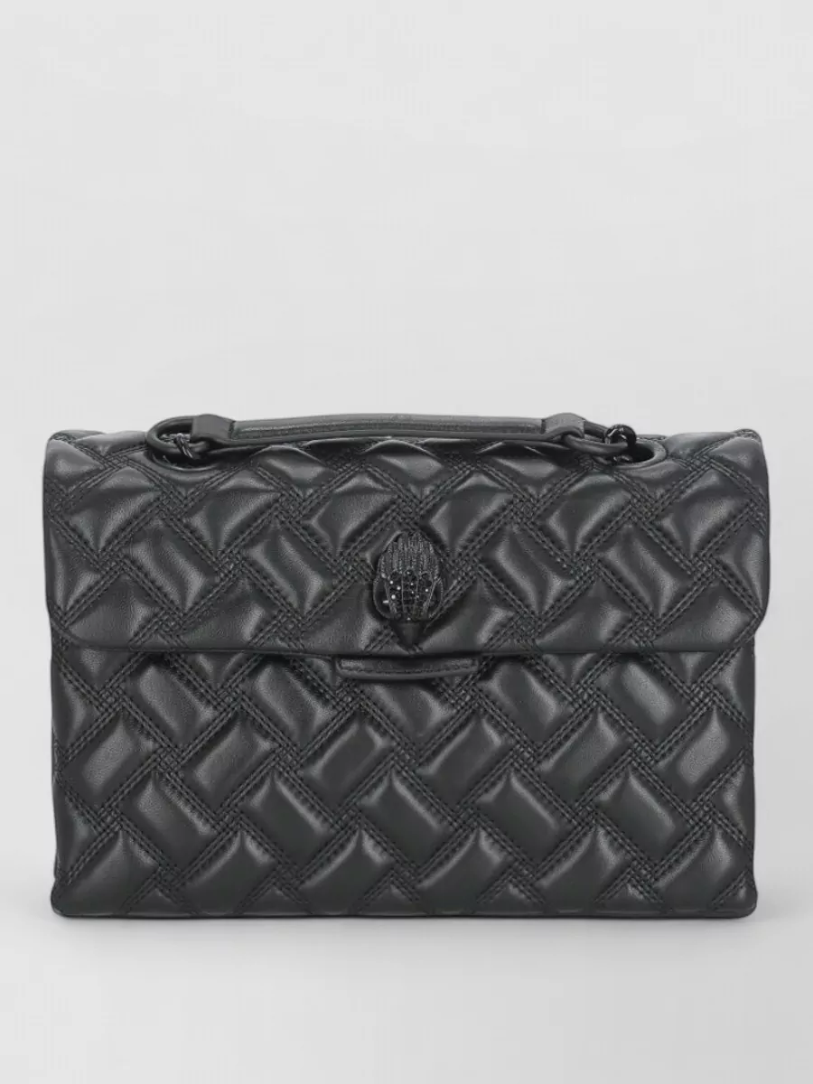 Kurt Geiger leather quilted shoulder bag