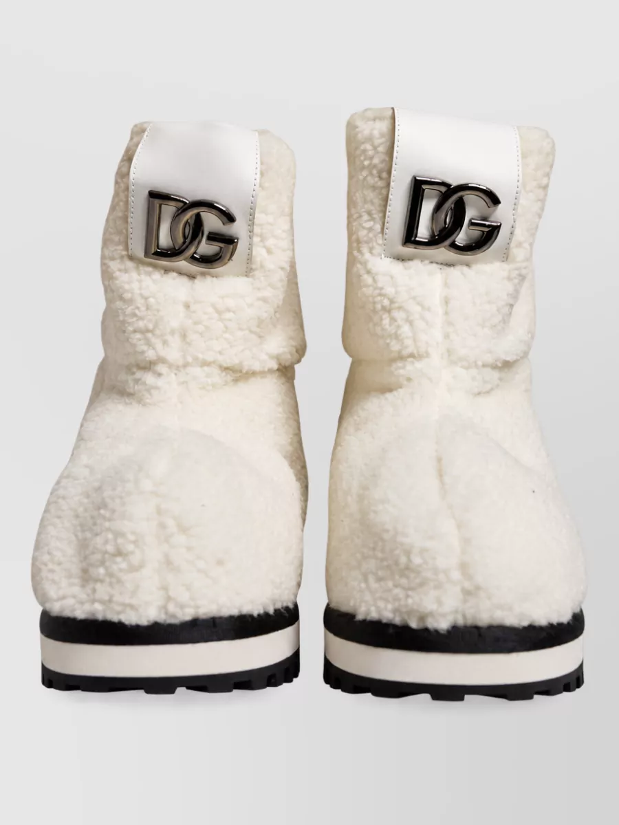 Dolce&Gabbana plush mid-calf boots