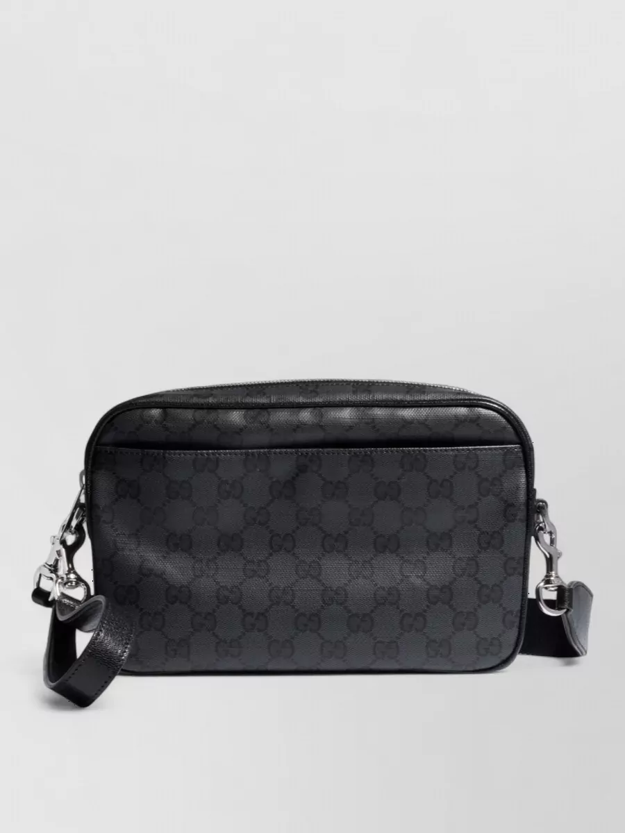 Gucci leather crossbody clutch bag
