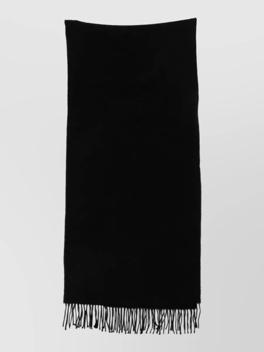 Emporio Armani wool hooded scarf