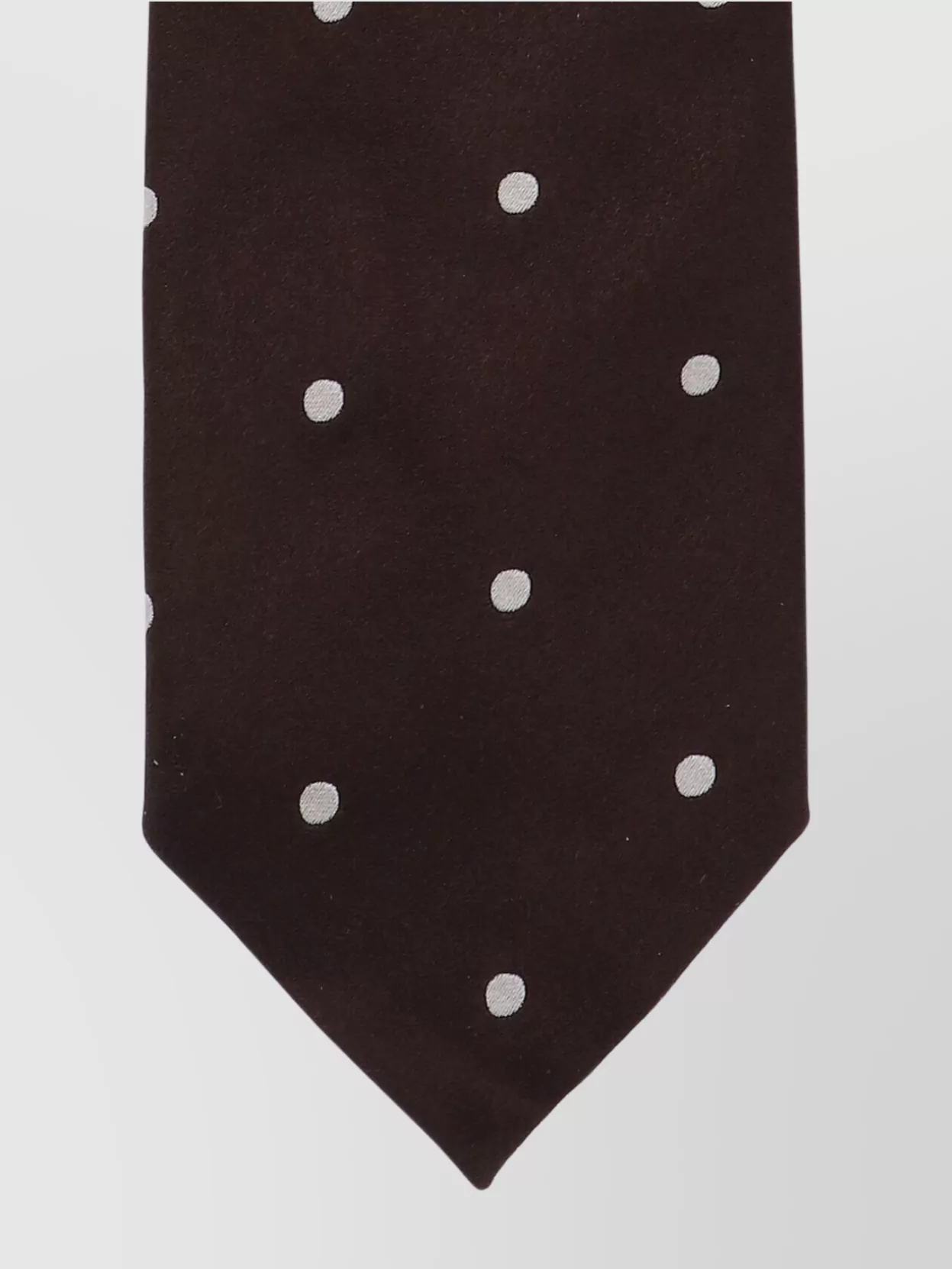 Tom Ford Slim Polka Dot Ties With Pointed Tip