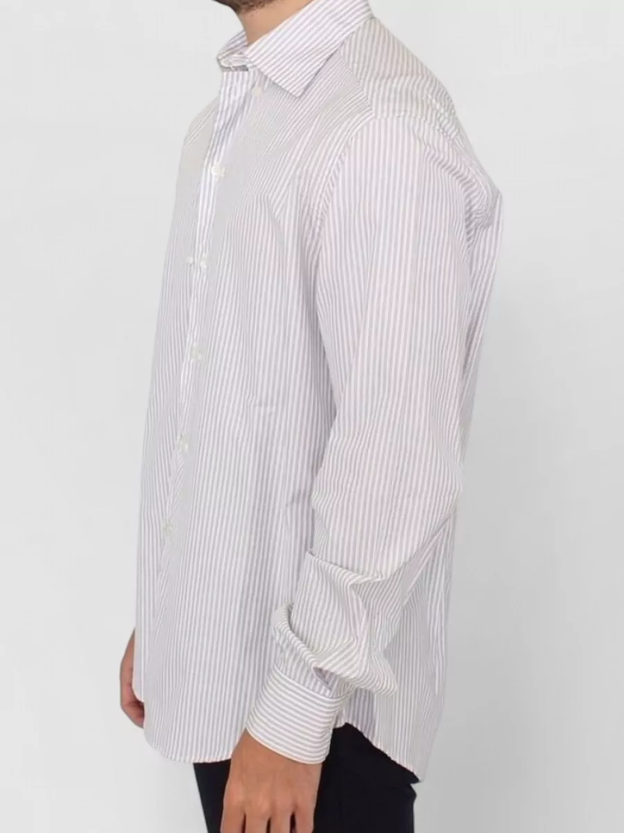 Ermanno Scervino Striped Regular-Fit Cotton Shirt