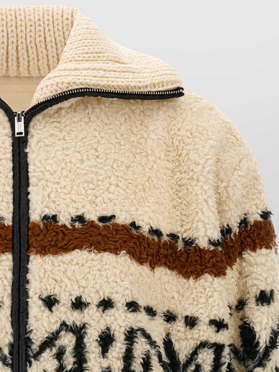 Isabel Marant Etoile Patterned Bouclé Zip Jacket