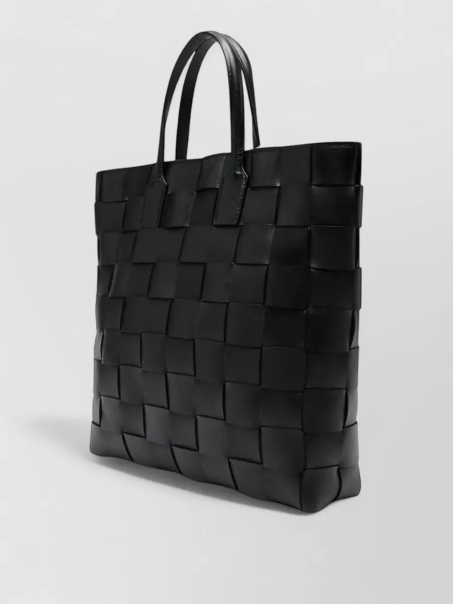 Dragon Diffusion Pino Rectangular Tote Bag Woven Top Handles