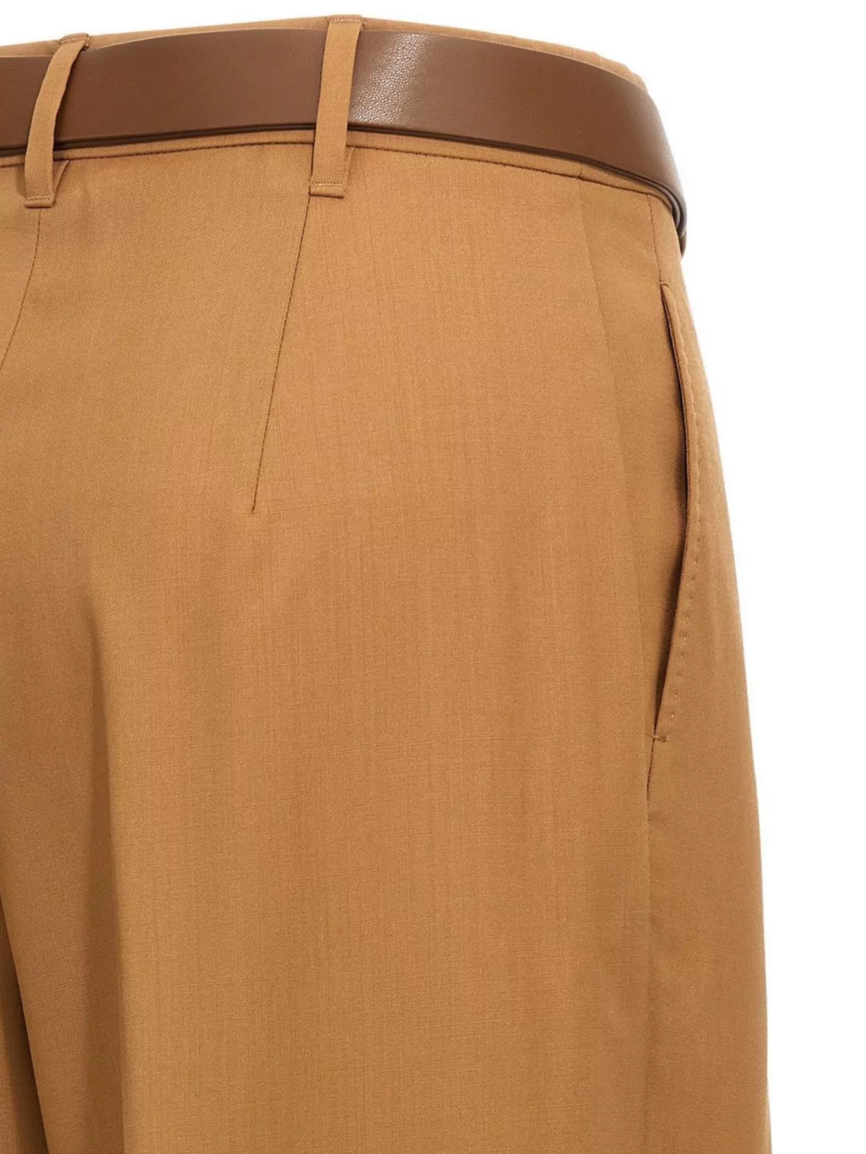 S Max Mara Wide Leg Trousers Pleated Front