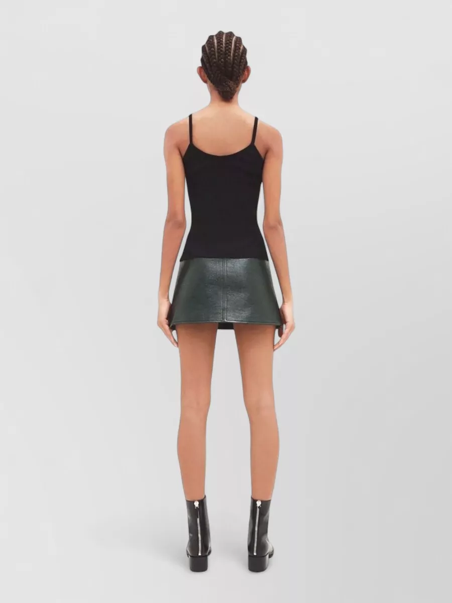 Courrèges Ribbed Knit Tank Top