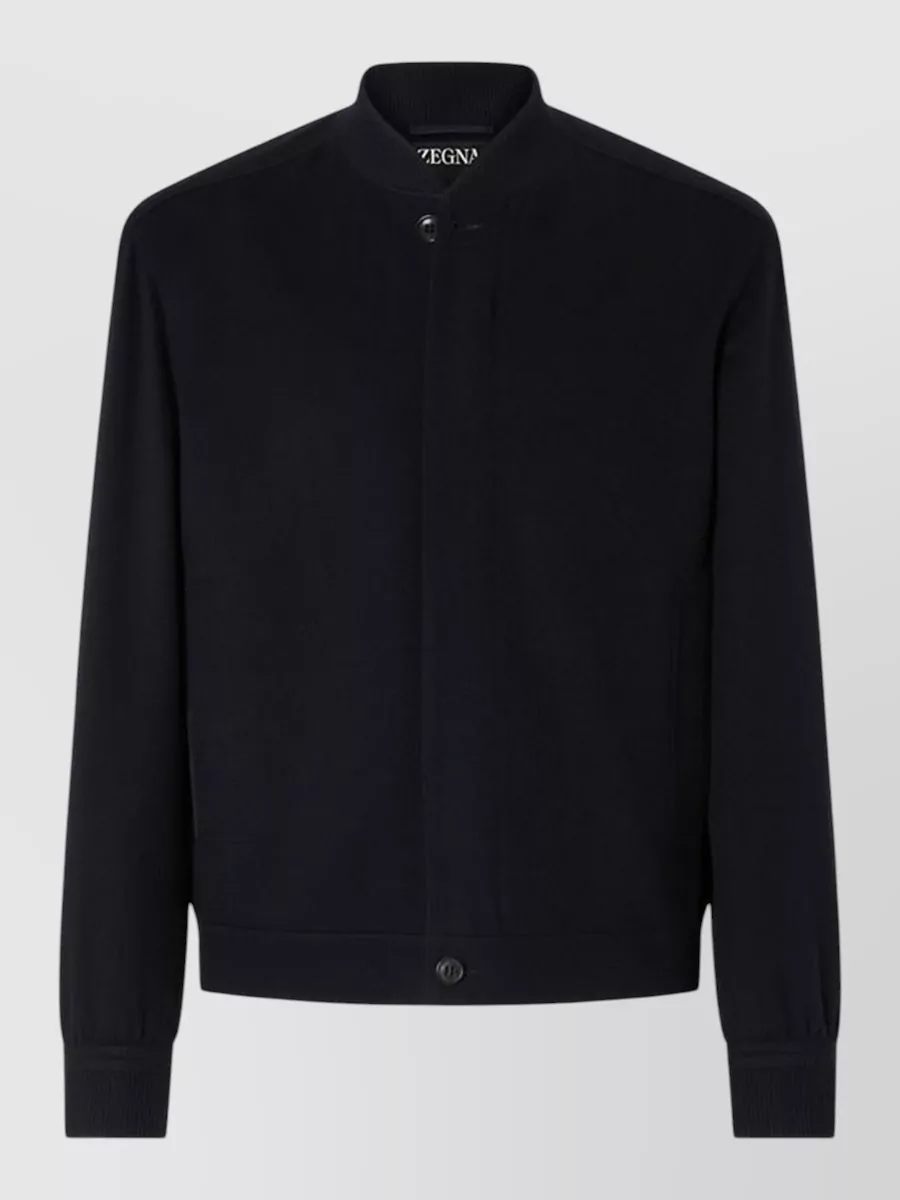 Zegna cashmere regular-fit bomber jacket