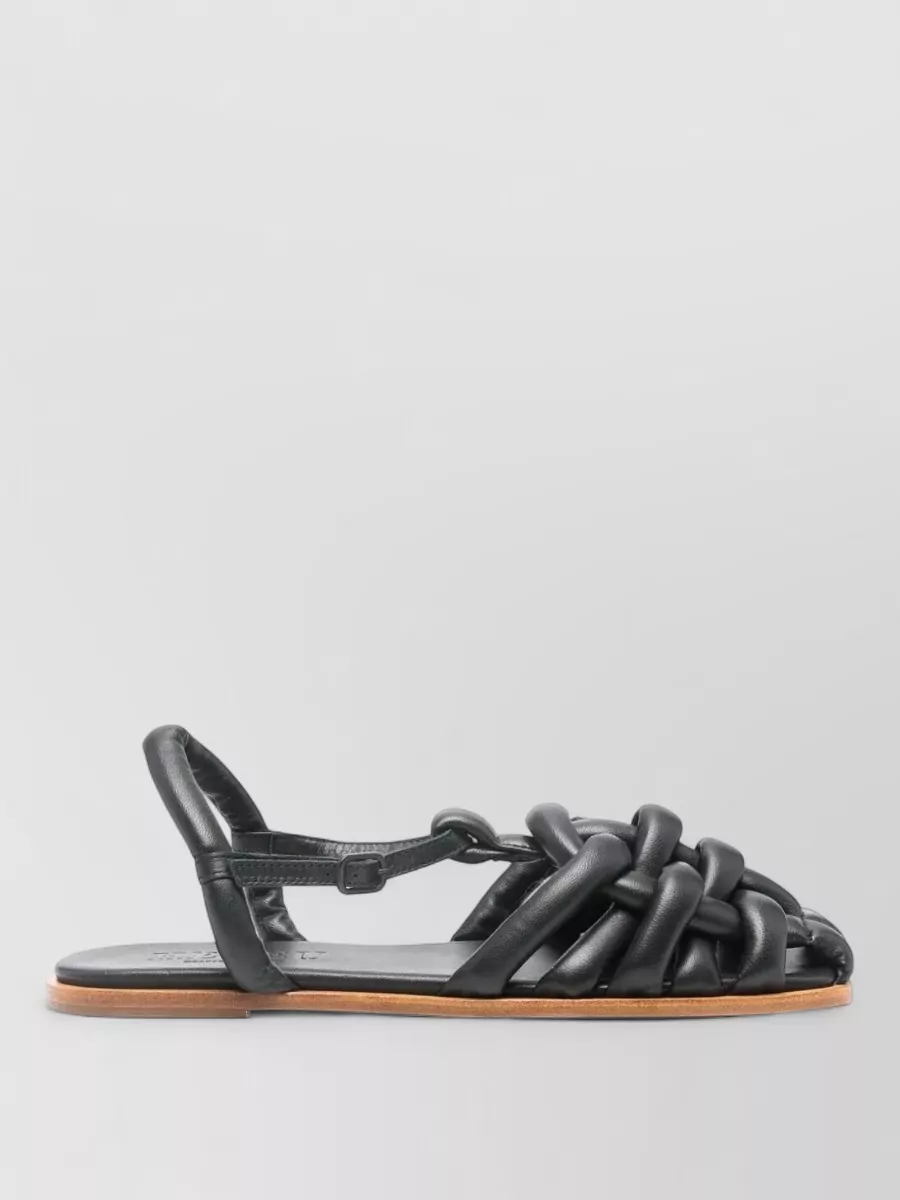 Hereu Leather Flat Sandals