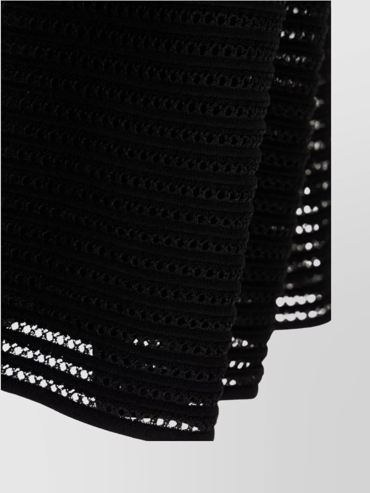 Alaïa Mini Skirt With Embroidered Viscose Blend