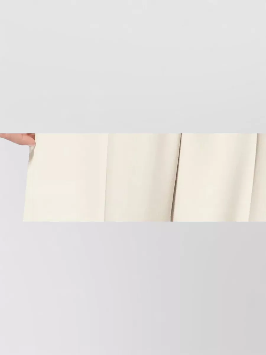 Isabel Marant Neonda Pleated Crepe Tailored Suit Trousers