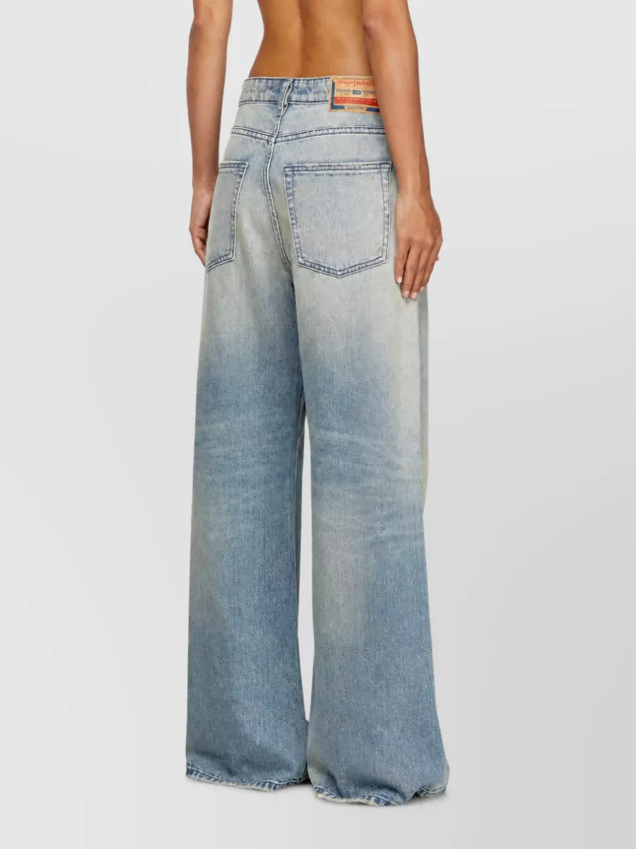 Diesel Denim Wide-Leg Jeans