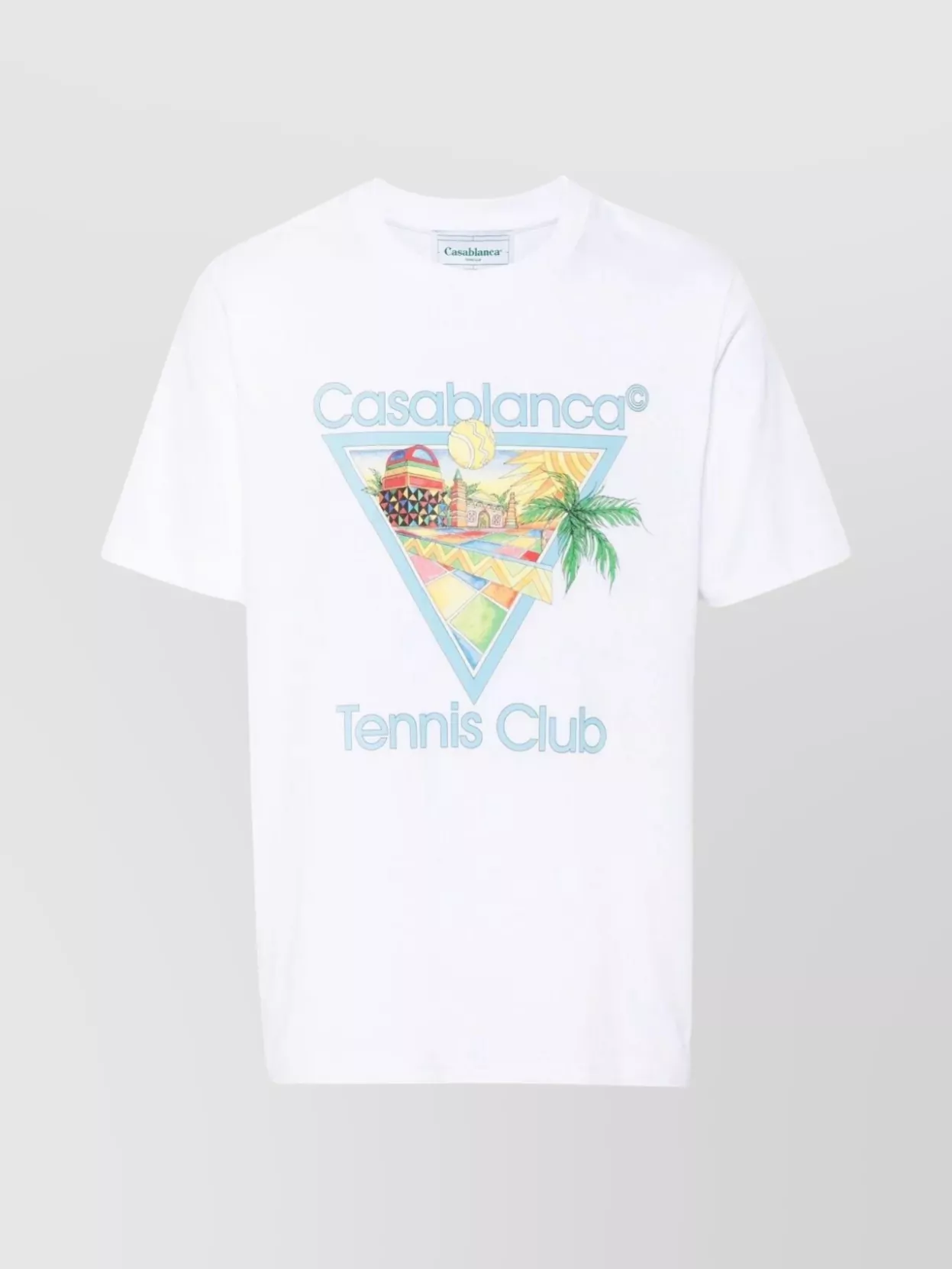 Shop Casablanca Tennis Club Afro Cubism T-shirt