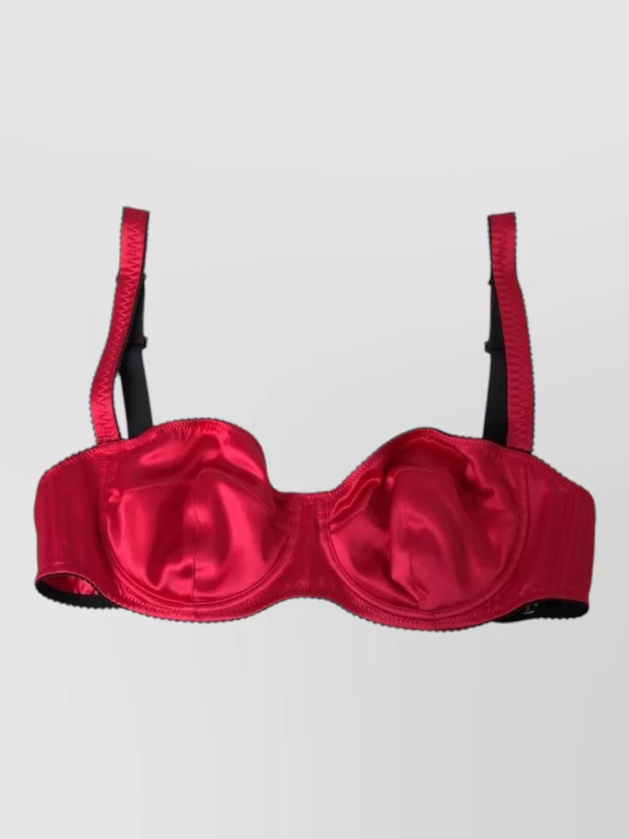 Dolce&Gabbana Silk balconette bra